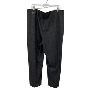 Jones New York JNY Plaid Career‎ Pants Stretch Pull On Comfort 2X